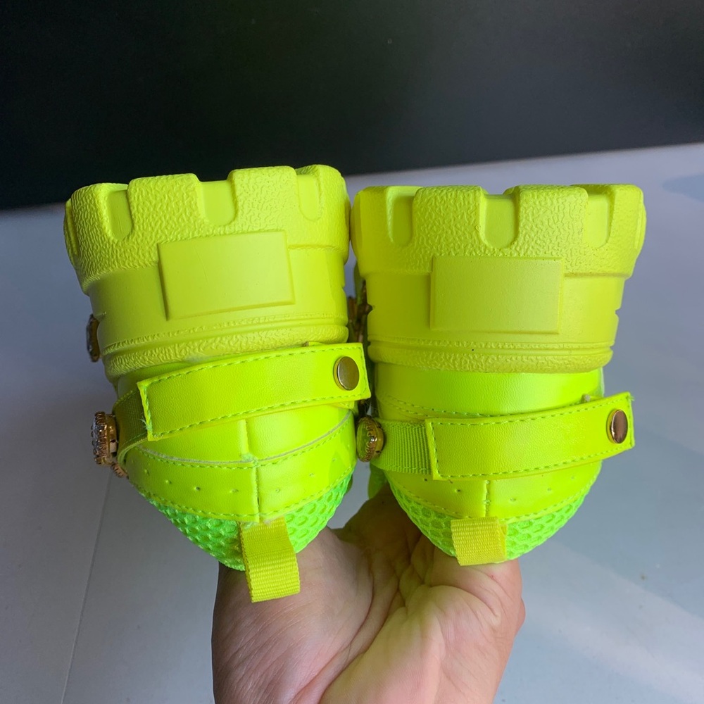 Cape Robbin Chunk Fever Sneakers Women’s Size 6 Neon Yellow‎ Chunky Platform - Picture 13 of 13